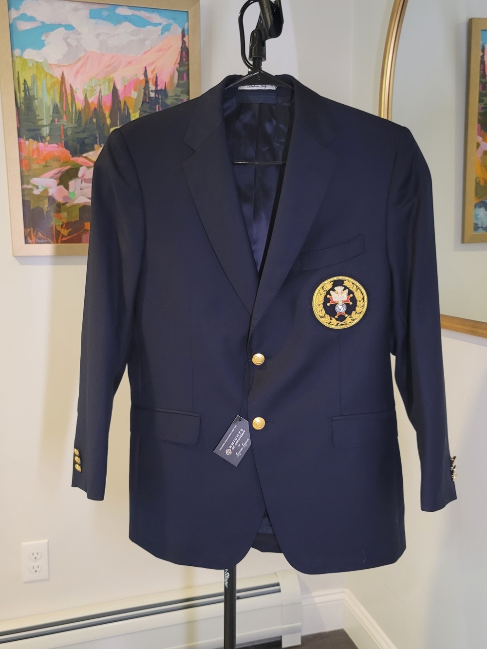 NWT KNIGHTS OF COLUMBUS Ceremonial Jacket Made in Italy Men's Size 42S
